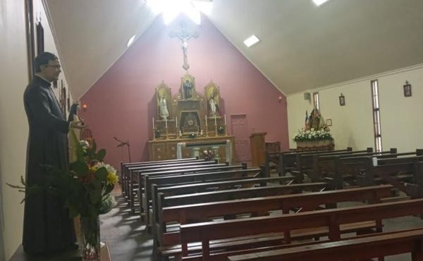 Capilla San José Obrero, ubicada en la población 11 de septiembre, en Los Ángeles, región del Biobío.