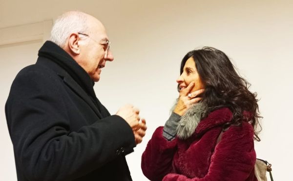 José Carlos Martín de la Hoz y Cristina Fanjul en el acto celebrado en León el pasado 22 de noviembre.