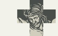 Portada de un libro con la cara de Jesús en la Cruz, que contiene 36 textos que sintetizan la doctrina y la fe católica
