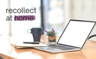 "Recollect at home" written over background image of a desk