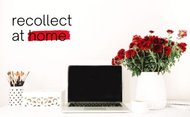 "Recollect at home" written over background image of a desk