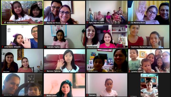 Rosario con los niños