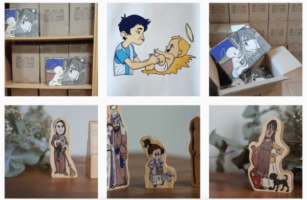 Algunas figuras de Caminito de Belén