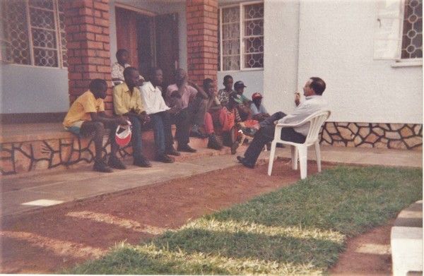 During a talk with young people