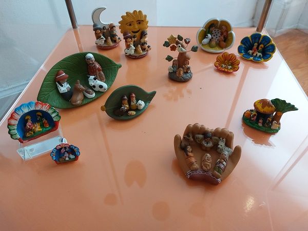 Uno de los belenes de la exposición