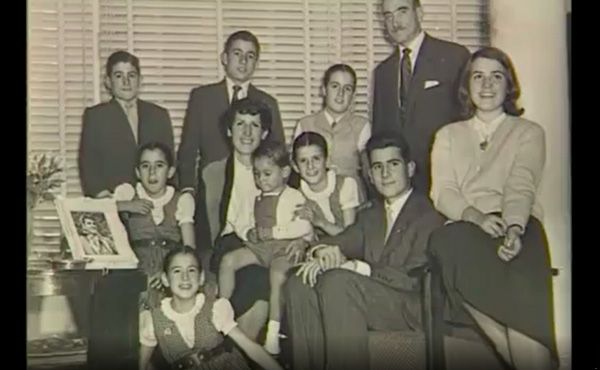 Montse Grases com a família