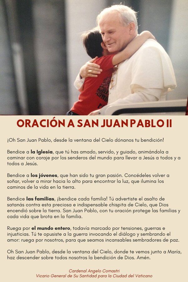 Oración a San Juan Pablo II