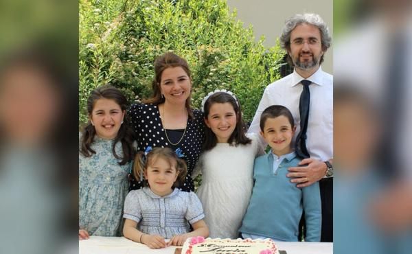 La familia de Luca y María