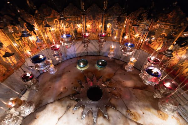 Gruta de la Natividad, en Belén
