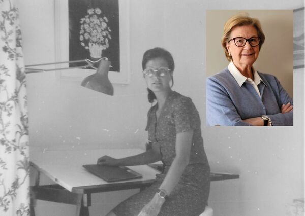 Sisi en los años 70, y ahora.