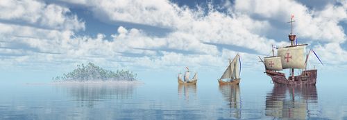 3 caravelles - Christophe Colomb (Shutterstock.com)