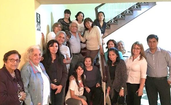 En una reunión en Thaniyay, 2015