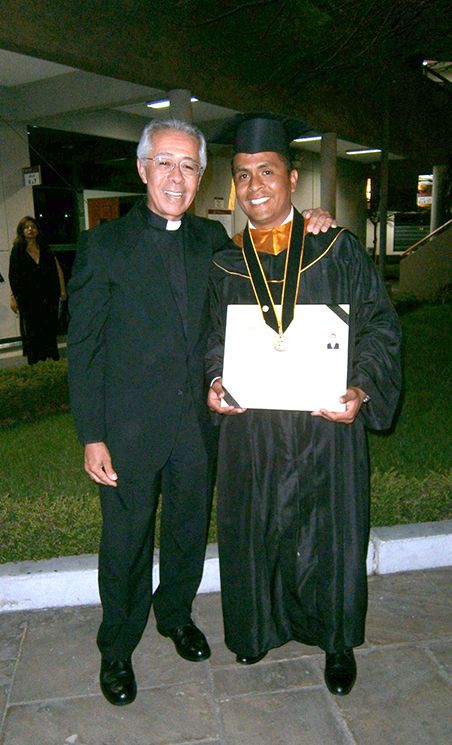 El día de mi graduación en la universidad