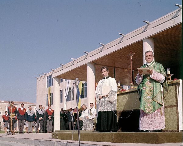 Josemaría Escrivá de Balaguer en la Universidad de Navarra