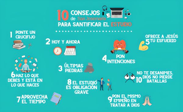 10 consejos de san Josemaría para santificar el estudio