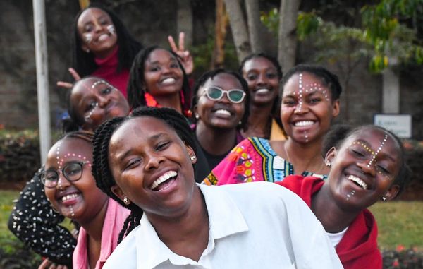 Some volunteers in the COP programmes
