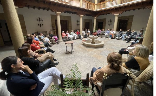 Las mujeres que participaron también tuvieron tiempo para compartir sus reflexiones.