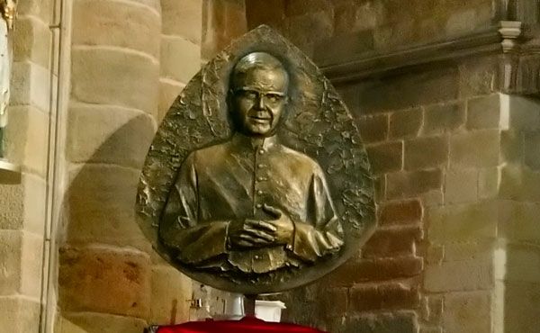 Relleu de sant Josepmaria que es col·locarà a l'Església de Sant Llorenç de Lleida
