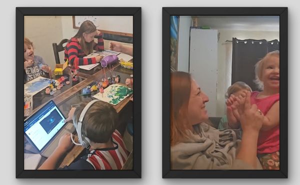 El día a día de la familia de Joshua y Danica