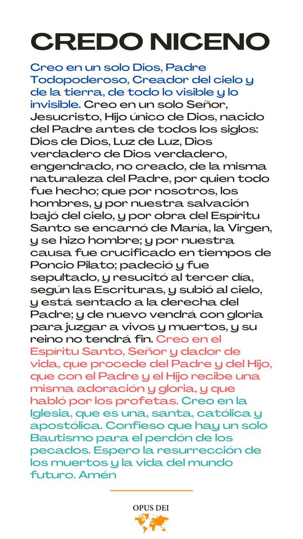 Oración del Credo niceno