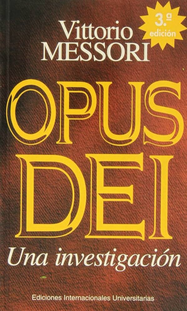 Portada del libro "Opus Dei. Una investigación"
