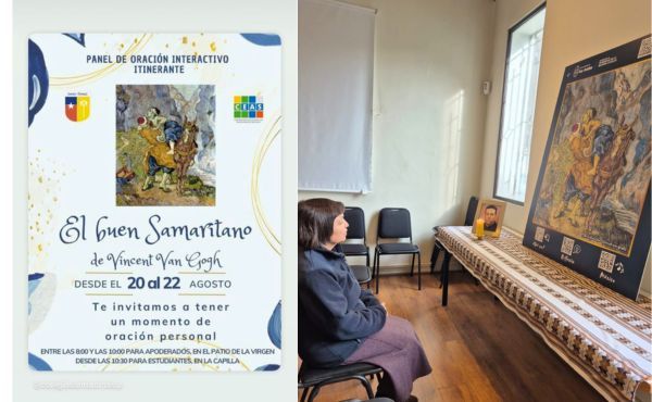 Durante el 2025 la obra de Vincent van Gogh estuvo en once colegios de la red del Arzobispado de Santiago, generando espacios de oración y reflexión