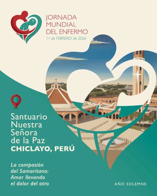 Cartel de la Jornada Mundial del Enfermo 2026.