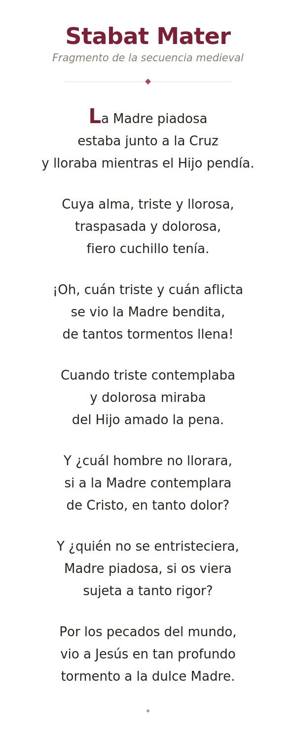 Oración Stabat Mater