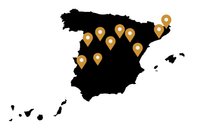 Infográficos y mapas sobre el comienzo del Opus Dei y la actividad de san Josemaría.