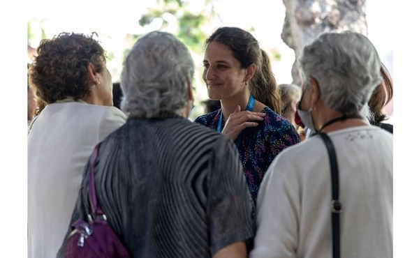 María de los Ángeles Alliende, enfermera del policlínico ha implementado talleres para el adulto mayor.