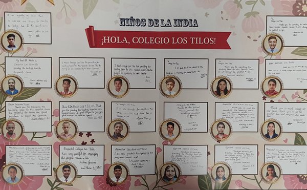 Iniciativa solidaria para enseñar español a niños indios