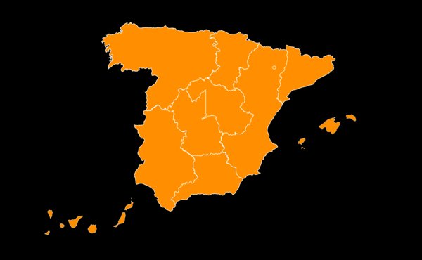 Delegaciones del Opus Dei en España. Ciudades de España con centros en España, colegios, y otras iniciativas evangelizadoras