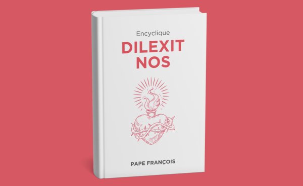 Page de couverture "Dilexit nos", de l’encyclique du pape Francois sur le Sacré-Cœur de Jésus