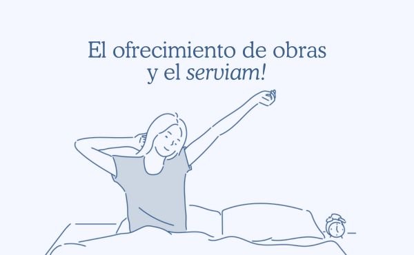 Una chica se despierta y levanta los brazos.