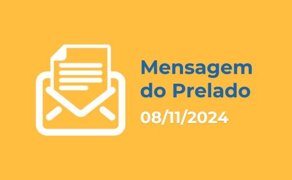 icone carta mensagem do prelado mês de novembro