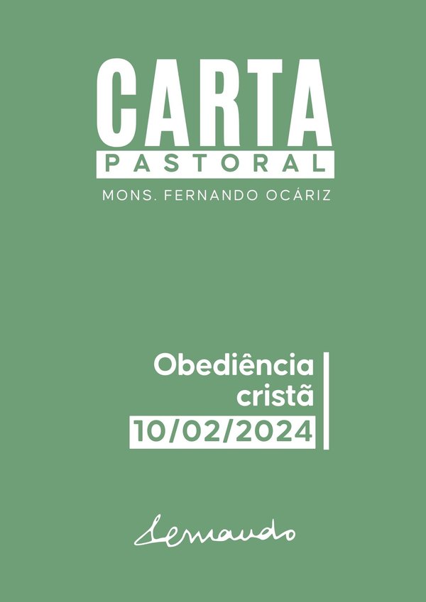 En esta carta el prelado del Opus Dei reflexiona sobre la obediencia, a la luz del mensaje cristiano y de la realidad vocacional de la Obra.