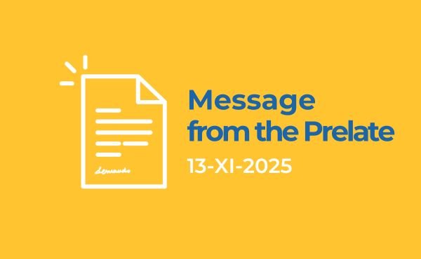 Message from the Prelate (November 13, 2025)