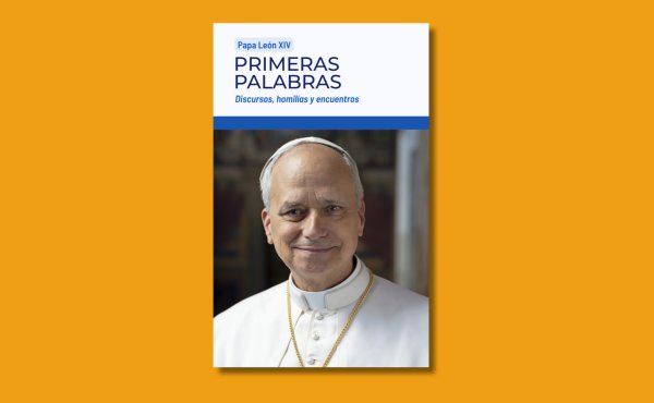 Portada del libro electrónico ’Primeras palabras del papa León XIV’