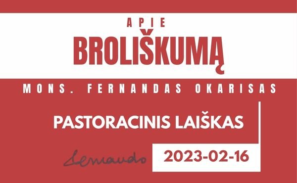 Carta del prelado del Opus Dei sobre la fraternidad