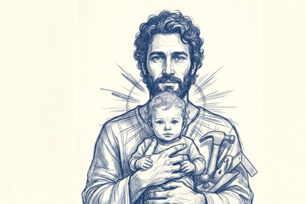 Saint Joseph in the Nativity Scene (Altarpiece of the Sanctuary of Torreciudad)