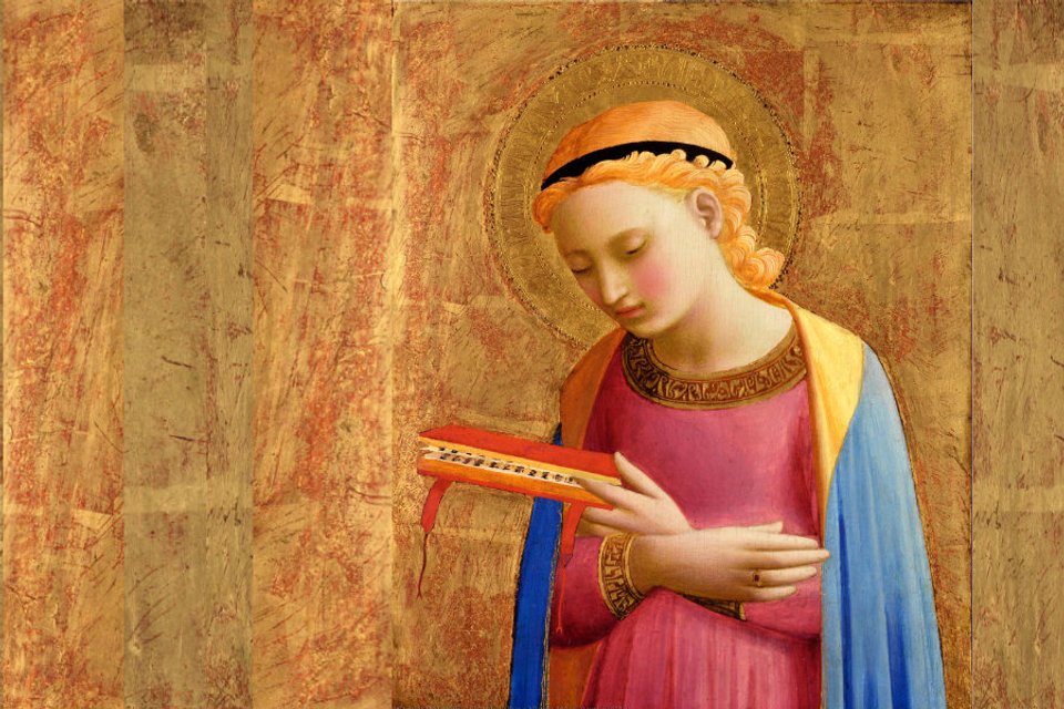 La Virgen María a la espera