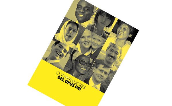 Folleto que explica qué es un cooperador, del Opus Dei cómo puede ayudar y ser ayudado, y recoge muchos testimonios de personas de los cinco continentes.